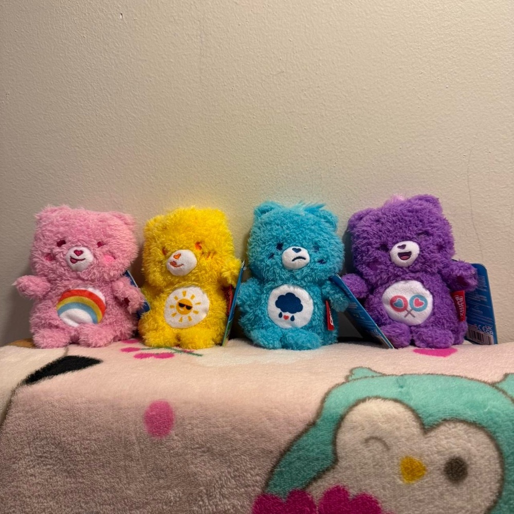 Carebears Bumbumz entire set mini 4.5” NWT